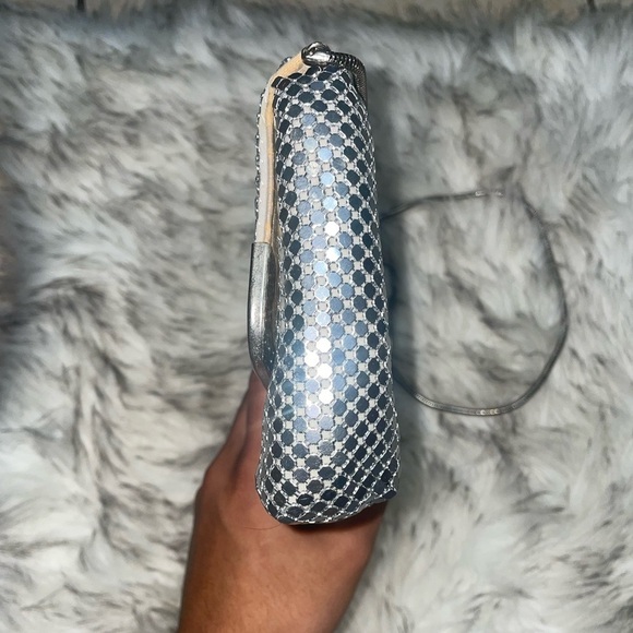 Vintage🤍Sliver purse silver flap bag shoulder bag - Picture 12 of 12